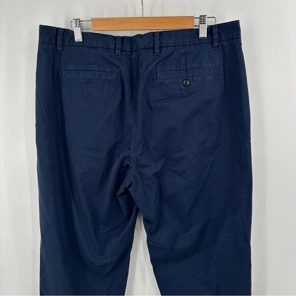Everlane The Organic Cotton Pleated Chino in deep navy Size 35x30 - Picture 8 of 10